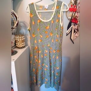 Lularoe Pineapple Dress XL